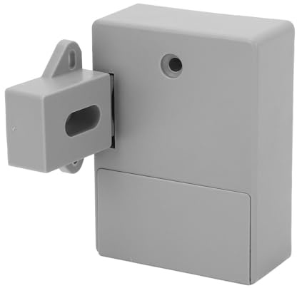Yctze Set di Kit di Serrature Elettroniche Invisibili per Cassetti e Armadietti - Serratura Nascosta e Antiperforazione per Cassetti e Armadietti in Legno, Accesso Sicuro con Installazione, Carta
