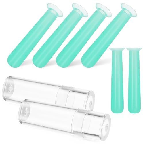 JHKNNK Extractor de Lentes Blandas 15 Unidades Émbolo de Silicona y Ventosa, Herramienta para Aplicar y Quitar Lentillas en Entornos Domésticos y Viajes
