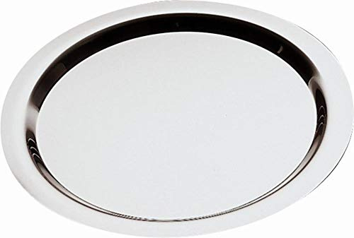 APS 1348 Tablett FINESSE, Ø 48 cm, Höhe 1 cm, 18/0 Edelstahl, spülmaschinengeeignet, Made in Germany