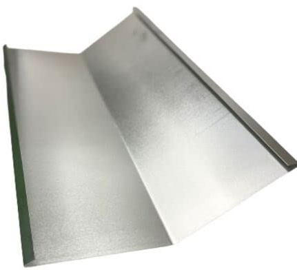 Kehlblech 2 m lang Aluminium Natur 0,8 mm (groß-Zuschnitt 50 cm)
