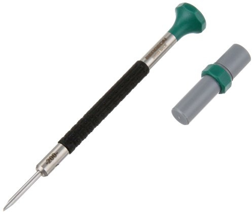 Bergeon 55-687 6899-AT-200 Stainless Steel Ergonomic 2.00mm Screwdriver with Spare Blades Watch Repair Kit