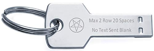 Llavero de memoria flash USB 2 GB texto Magic Pentagram Wizard grabado