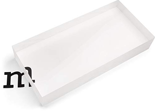 Acrylglas GS Block, 4 cm dick, 12 x 25 cm, Farblos Transparent | Farbloses gegossenes Acrylglas mit transparenter Wirkung; gut geeignet für Lichtobjekte, Modellbau, Displays und Zuschnitte