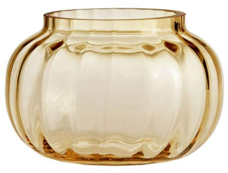 Holmegaard Teelichthalter Ø9.5 cm Primula aus mundgeblasenem Glas, gelb