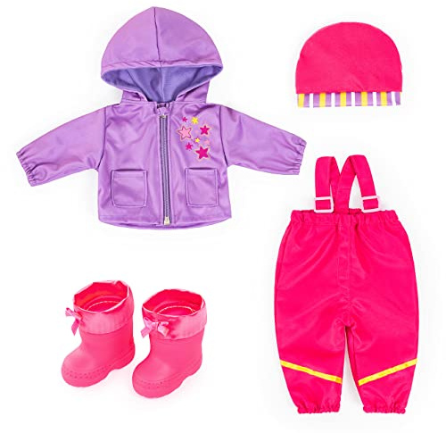 Bayer Design 84200AG dockkläder, för dockor 38-42 cm, rosa, lila