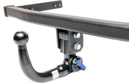 AUTO-HAK Gancio di traino completo estraibile verticale compatibile con Aud A5 8T Sportback 06.2007-10.2015 + universale kit elettrico 13 poli