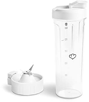 SPRINGLANE - Flacone per mixer Hanno ad alte prestazioni, colore: bianco, lavabile in lavastoviglie