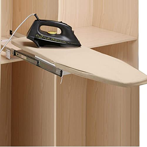 Tablas de planchar Tabla de planchar plegable con montaje en pared, giratoria 180°, montaje en pared, ahorra espacio, mesa de planchar for ropa del hogar,Tabla de planchar plegable extraíble y girator