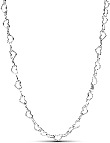 Pandora Heart sterling silver collier, 45
