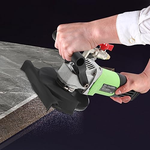OUBUBY Poliermaschine, Nass Stein Poliermaschine 4 Zoll Nass Poliermaschine Handgeführte wassergefüllte Poliermaschine Beton Poliermaschine Stein Poliermaschine 800W für Beton, Stein, Bodenflächen