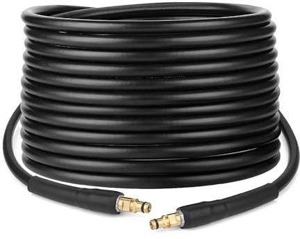 Xynovia 20M/64FT Replacement Pressure Washer Hose, High-Pressure Quick Connect Hose for Karcher K2, K3, K4, K5,K6, K7 with Click Type Plug