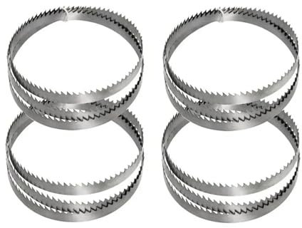 4 Stück Bandsägeblatt 1425 mm SK5 Bandsägeblätter 1425 6,35 0,35 mm 6T 10T 14T TPI for Schneiden von Holz, Metall, Schaum(6T TPI)