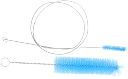 EXHUMKY 2piezas Cepillo De Limpieza Flexible Para Tubos Manguera De Drenaje De Secadora Limpiador De Tubos Para Limpieza De Hogar Cepillo De Acero Inoxidable