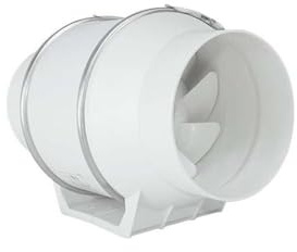 Extractor de baño Ventilador de Escape en línea con conducto silencioso, fácil de Desmontar y Limpiar, for Uso doméstico y Comercial. Extractor de Cocina(Grande)
