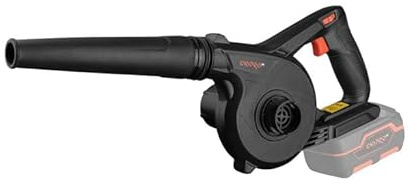 Dnipro-M Set Soplador de Hojas a Batería DVB-200 y Aspirador DVA-200BC con 2 Baterías 20V, Cargador Dual FC-230 y Bolsa de Herramientas - Soplador Aspirador de Hojas Batería Potente para Jardín