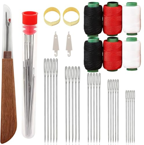 37-teiliges Nähset mit Nadeln, Fäden & Nadeleinfädler – Komplett-Set für Reparaturen & Basteln – Ideal für Zuhause, Reisen & DIY-Projekte