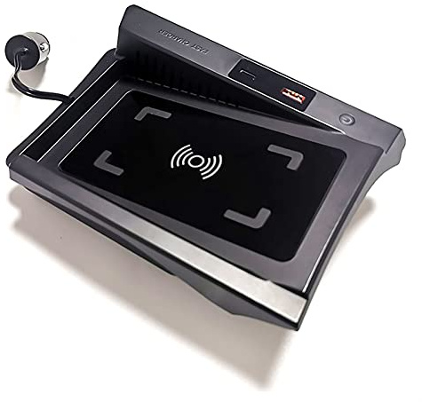 LHD Car QI Wireless Charging Phone Charger Fast Charging Plate Phone Holder For Nissan Qashqai J11 2019-2021 X-Trail T32 2014-2016 Wireless Charging Pad