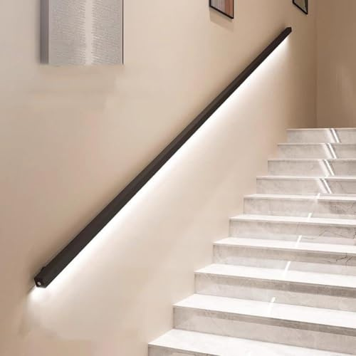 Pasamanos De Escalera LED Con Sensor De Luz, Pasamanos Iluminados, Pasamanos De Pared Para Escaleras Interiores Y Exteriores, Adecuados Para Terrazas Exteriores Y Escaleras Interiores(2m)