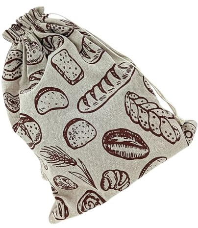 Sacs à pain pratiques en coton bio en cire d'abeille pour pains faits maison, solution de stockage durable des aliments pour garder organisé sac à pain étanche