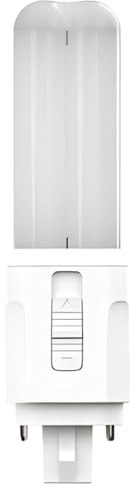 KASTLITE G24d 5.5W Universal 2-Pin Prong Base LED PL Lamp - Plug & Play + Ballast Bypass Light Bulb, 26W CFL Replacement for Recessed & Ceiling Lights - 2700K-4000K 4-CCT, 800 Lumens, LED-7310-FC-G5