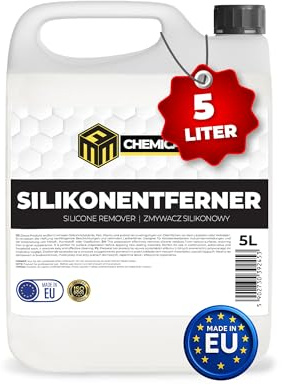 MRM Chemicals Silikonentferner – Antisilikonreiniger zum Entfernen von Silikon, Fett & Öl – Lackentfetter zur Lackvorbereitung und Oberflächenreinigung 1 × 5 L