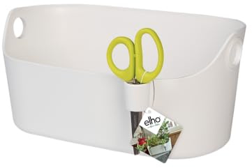 Elho Brussels Kräuter Station 30 - Blumentopf für Züchten Und Ernten Weiss Brussels Herbs Station 30 CM