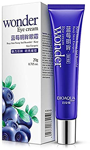 BIOAQUA Blueberry + Hyaluronic Acid + Collagen EYE Cream 20g Concentrate Anti Wrinkle Ageing Whitening Serum Essence Extract Elasticity Tightening