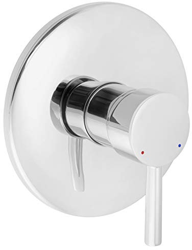 Welfenstein Badarmatur BM-D03 Unterputz Dusche Badewanne rund Messing verchromt