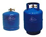 PEBSHOP Bouteille de gaz équipée avec raccord robinet (sans gaz à l'intérieur) (à partir de 5 kg
