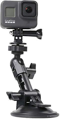 SUREWO Suction Cup Mount,Dash Cam Suction Mount Compatible with GoPro Hero 13/12/11/10/9/8/7 Black,DJI Osmo Action 5 Pro/4/3,AKASO and Most Action Cameras