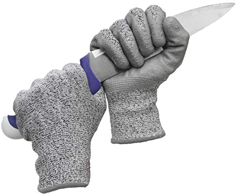 1 Paar Arbeitsschutzhandschuh -Gr M, Gartenhandschuh, Schnittschutz-Handschuh für Arbeit, Garten und Küche, Griff- und rutschfest, TÜV-geprüft