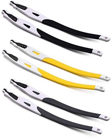 SOODASE Schwarz/Gelb/Grau Gummi Ersatz weißer Rahmen Für Oakley Crosslink Brillengestell