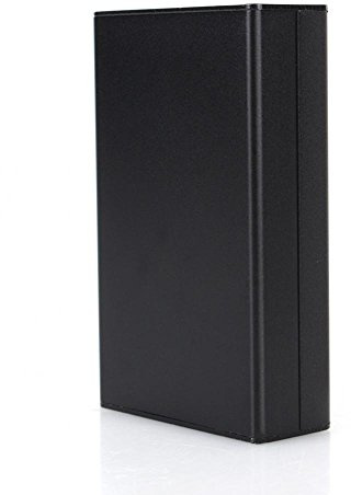 Elektronik Gehäuse Kunststoff, Aluminum Junction Box, 80 * 50 * 20mm 0.7''x2''x3'', Black, PCB Instrument Box Enclosure Electronic Project Case, DIY Aluminum SG