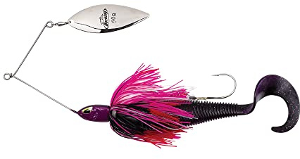Berkley Zilla Spinnerbait - Spinner à Palette pour la Pêche en Eau Douce des Carnassiers, Brochet, Perches, Sandre, purple haze