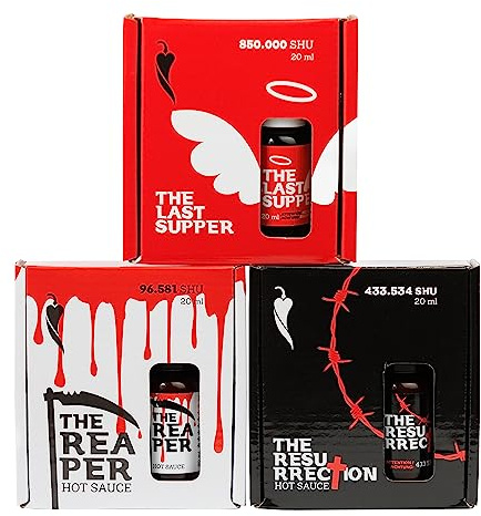 I LOVE SPICY Set Salsa Piccante 3x20ml con Pipetta