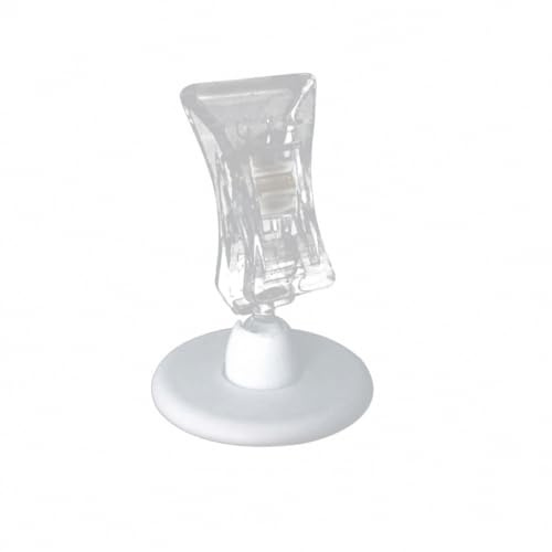 MAGICLULU Porte-mémo pour Blanc en Plastique de Table 16 Pièces Support de Notes Porte-photo Organiseur Pratique et Bureau et Réception pour Accessoires de Bureau