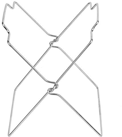 Soporte para bolsa de basura para escritorio, estante pequeño para bolsa de basura, soporte plegable de acero inoxidable para bolsa de basura para utensilios de cocina