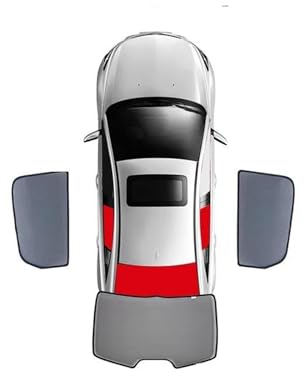 Autofenster-Sonnenschutz, magnetisch, Auto-Sonnenschutz, vorne, Heckscheibe, Vorhang, Seitenfenster, Sonnenschutz, Netzvisier, für Mazda 3 Limousine BP 2019–2023, für Mazda3 Windschutzscheibenab
