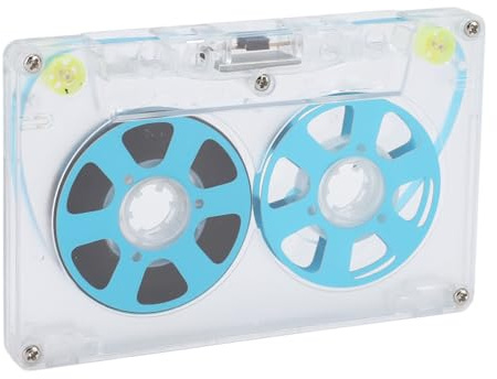 Leeres Audio Kassettenband von Rolle zu Rolle für Musikaufnahmen, 46 minütiges Leeres Kassettenband, Rauscharmes Bias I Sound Kassettenband, Leeres Aluminium Kassettenband (Blue)