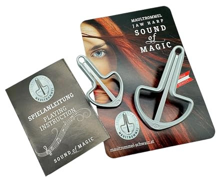 Maultrommel Original Schwarz Duo Edition Set mit Anleitung Mundtrommel Österreich Geschenk