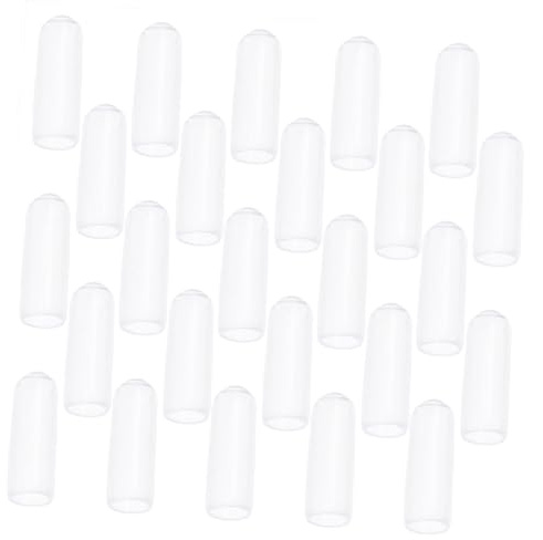 Spitzenzinken Abdeckkappen 5mm Transparent aus PVC, 200 Stück | Ersatz für Korbzinken und Scharfe Ablagen, zum Aufstecken bei Reparatur, Kompakt für Küche und Zuhause