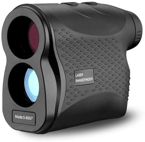 Telemetro da golf impermeabile IP54 - 600 metri con blocco bandiera, nebbia, distanza, misurazione della velocità per caccia, tiro con l'arco, rugby, tennis, golf