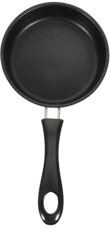 VALICLUD Nonstick Small Frying Pan for Induction Cooker Mini Egg and Steak Pan with Comfortable Handle Quick Even Heating Healthy Cooking Pot for Breakfast and Daily Use Pink