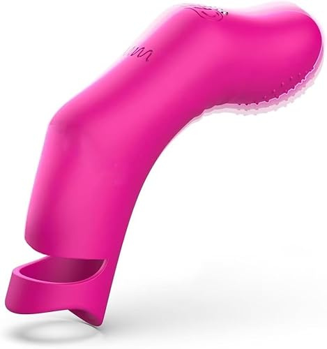 MKGD Mini Vibrador Dedo Rosa - Vibradorador Clítoris Mujer Juguetes Consoladores.. para con Vibración Eróticos Sex Toýs Female Estimulador de Femenino Dildo Vibrador Punto G Pequeño, Pezones
