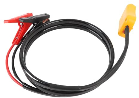 Überbrückungskabel mit Adapter, 8 AWG, 1,8 m, tragbare Batterie-Überbrückungs-Starterkabelklemmen für 20-V-Batterie-Autos, LKWs, SUVs, Motorräder, Rasenmäher, flammhemmender Draht