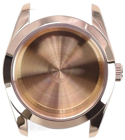 1 st 36 mm klockfodral och armband Safirglas for Miyota 8215 Movement Watches Tillbehör(NO.56 Solid Back B)