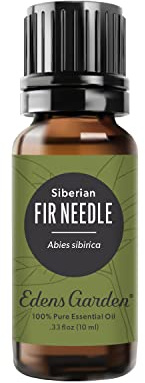 Edens Garden Fir Needle- Siberian Essential Oil- 100% Pure Premium Grade, Undiluted, Natural, Therapeutic, Aromatherapy, The Best for Diffuser, Candle, Laundry, Humidifiers 10 ml (.33 fl oz)