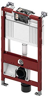 TECE profil WC-Modul mit Uni-Spülkasten (pulverbeschichtet, selbsttragendem Montagerahmen; Bauhöhe 9,8 cm) 9300082