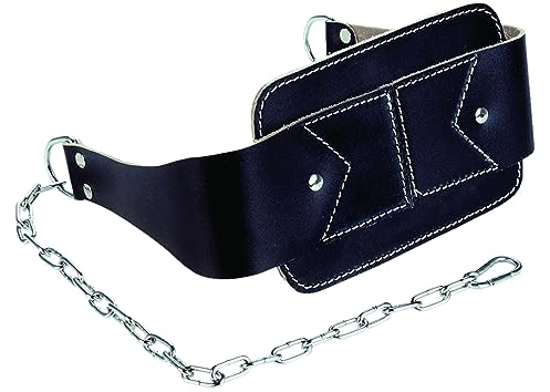 Tunturi Dip-Gürtel - Leder - 80cm - Schwarz