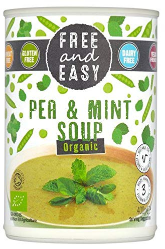 Gratuit Et Facile Sans Pois Et Soupe À La Menthe Biologique Sans Produits Laitiers 400G